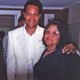 Michael Clark with his mother, Pauline Clark